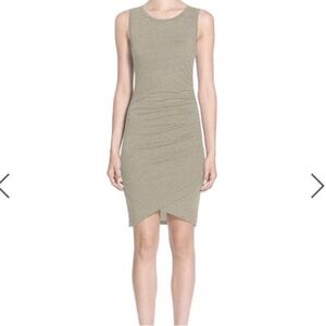 Olive Green “Sarma” heather dress size medium NWT